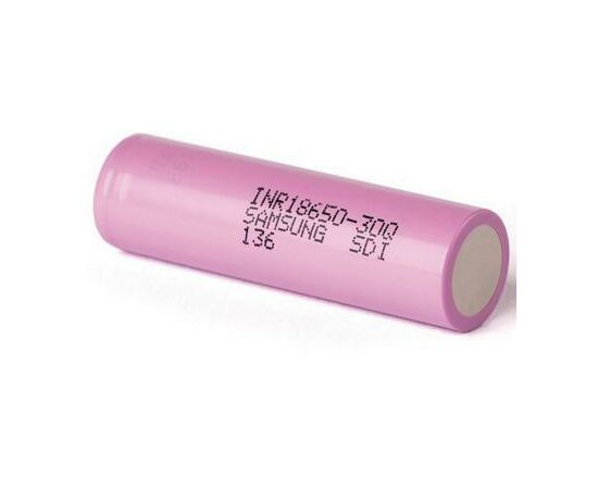 Аккумулятор 18650 3000 mAh (30A) Samsung (INR18650-30Q)