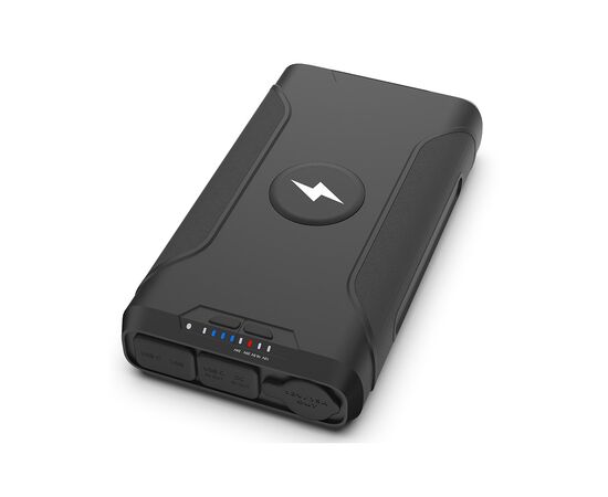 Батарея універсальна PowerPlant 68400mAh, PD/60W, DC 12-24V 9 connectors, QC/3.0, USB-C*2, USB-A, Wireless (PB930456)