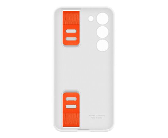 Чехол для моб. телефона Samsung Galaxy S23 Plus Silicone Grip Case White (EF-GS916TWEGRU), изображение 2 Чехол для моб. телефона Samsung Galaxy S23 Plus Silicone Grip Case White (EF-GS916TWEGRU), изображение 2
