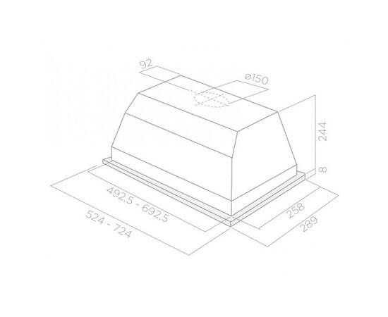 Вытяжка кухонная Elica ELIBLOC LUX/GR A/80, изображение 3 Вытяжка кухонная Elica ELIBLOC LUX/GR A/80, изображение 3