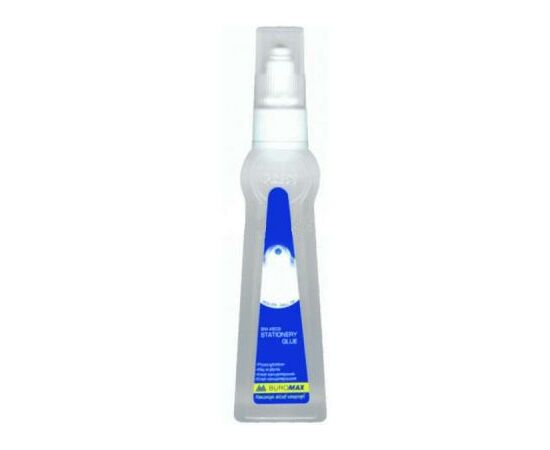 Клей Buromax Stationery glue, 50мл, ball mechanism (BM.4803), изображение 2 Клей Buromax Stationery glue, 50мл, ball mechanism (BM.4803), изображение 2