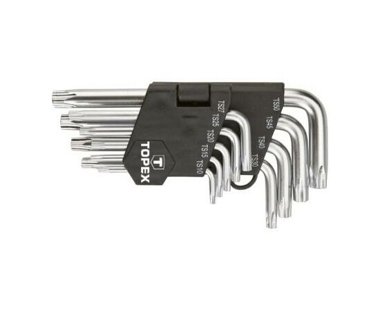 Набор инструментов Topex ключи Torx (зiрочки), TS10-50, набор 9 шт.*1 уп. (35D950)