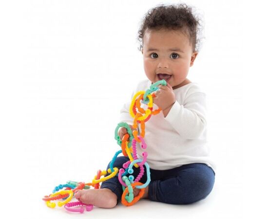 Прорезыватель Playgro Разноцветные кольца (0184556), изображение 2 Прорезыватель Playgro Разноцветные кольца (0184556), изображение 2