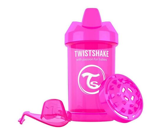 Поильник-непроливайка Twistshake 300мл 8+мес, розовый (78058)
