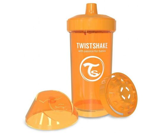Поїльник-непроливайка Twistshake 360 мл 12+мес, оранжевый (78070)