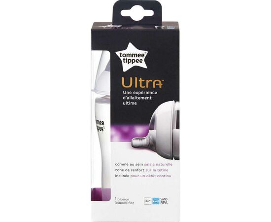 Бутылочка для кормления Tommee Tippee Ultra 340 мл (42430176), изображение 6 Бутылочка для кормления Tommee Tippee Ultra 340 мл (42430176), изображение 6