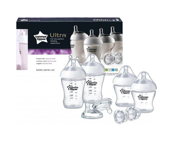 Бутылочка для кормления Tommee Tippee Ultra (набор) (42470068), изображение 6 Бутылочка для кормления Tommee Tippee Ultra (набор) (42470068), изображение 6