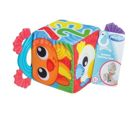 Прорезыватель Playgro Развивающий кубик-прорезыватель (25239), изображение 2 Прорезыватель Playgro Развивающий кубик-прорезыватель (25239), изображение 2