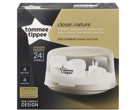Стерилизатор Tommee Tippee Паровой для микроволновой печи (5010415236104), изображение 3 Стерилизатор Tommee Tippee Паровой для микроволновой печи (5010415236104), изображение 3