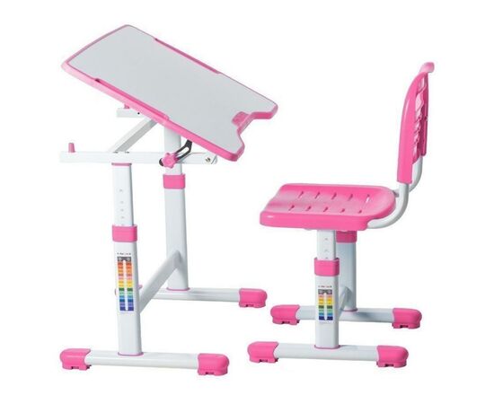 Парта со стулом FunDesk Sole II Pink (221907), изображение 5 Парта со стулом FunDesk Sole II Pink (221907), изображение 5