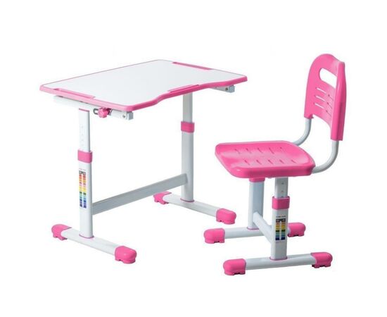 Парта со стулом FunDesk Sole II Pink (221907)