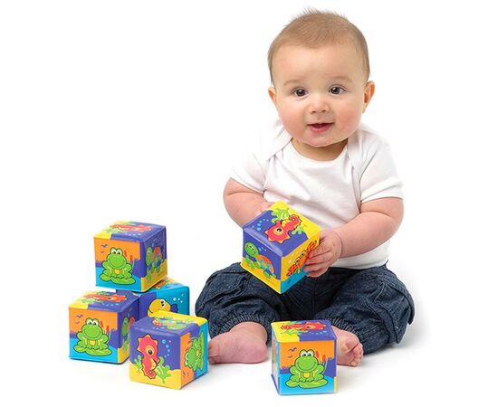 Игрушка для ванной Playgro Кубики (181170), изображение 3 Игрушка для ванной Playgro Кубики (181170), изображение 3