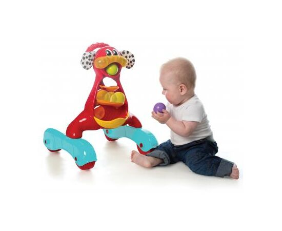 Каталка Playgro Щенок музыкальный ходунок (0185504), изображение 2 Каталка Playgro Щенок музыкальный ходунок (0185504), изображение 2