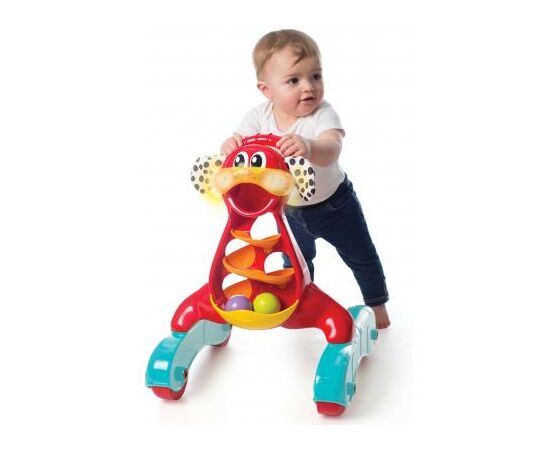 Каталка Playgro Щенок музыкальный ходунок (0185504), изображение 3 Каталка Playgro Щенок музыкальный ходунок (0185504), изображение 3