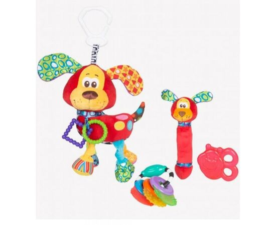 Погремушка Playgro Подарочный набор Щенок (25246), изображение 2 Погремушка Playgro Подарочный набор Щенок (25246), изображение 2