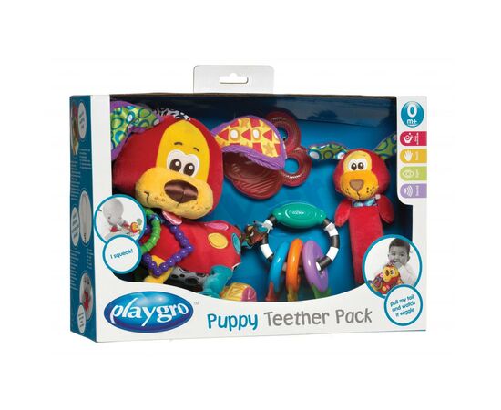 Погремушка Playgro Подарочный набор Щенок (25246), изображение 3 Погремушка Playgro Подарочный набор Щенок (25246), изображение 3