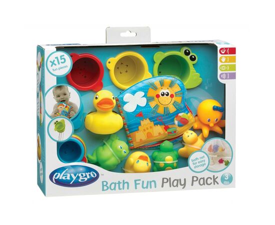 Игрушка для ванной Playgro Подарочный набор для воды 15 эл (25245), изображение 2 Игрушка для ванной Playgro Подарочный набор для воды 15 эл (25245), изображение 2