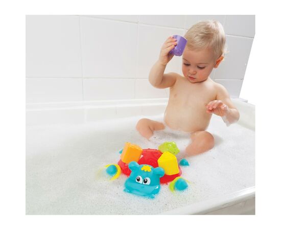 Игрушка для ванной Playgro Сортер для воды Гиппопотам (25240), изображение 4 Игрушка для ванной Playgro Сортер для воды Гиппопотам (25240), изображение 4