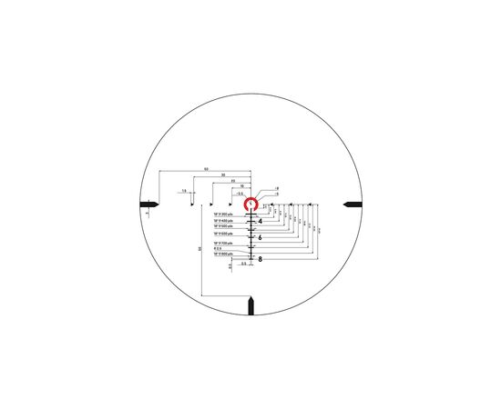 Прицел Sig Sauer Bravo3 3x24mm Horseshoe Dot Illum (SOB33101), изображение 5 Прицел Sig Sauer Bravo3 3x24mm Horseshoe Dot Illum (SOB33101), изображение 5