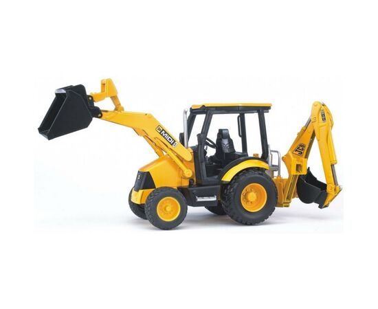 Спецтехника Bruder Дорожный погрузчик с экскаватором JCB MIDI CX М1:16 (02427), изображение 2