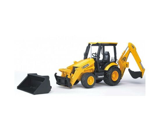 Спецтехника Bruder Дорожный погрузчик с экскаватором JCB MIDI CX М1:16 (02427), изображение 3