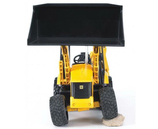 Спецтехника Bruder Дорожный погрузчик с экскаватором JCB MIDI CX М1:16 (02427), изображение 4