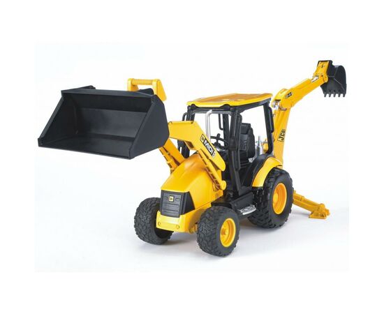 Спецтехника Bruder Дорожный погрузчик с экскаватором JCB MIDI CX М1:16 (02427), изображение 8