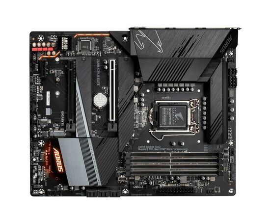 Материнская плата GIGABYTE Z590 AORUS ELITE, изображение 2 Материнская плата GIGABYTE Z590 AORUS ELITE, изображение 2