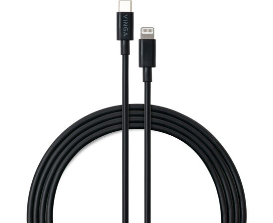 Дата кабель USB-C to Lightning 1.0m 3A 20W PVC Vinga (VCDCCL31)