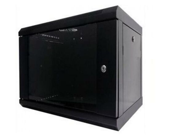 Шкаф настенный Hypernet 9U 19" 600x350 (WMNC-35-9U-FLAT-BLACK)
