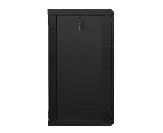 Шкаф настенный Hypernet 18U 19" 600x450 (WMNC-18U-FLAT-BLACK), изображение 2 Шкаф настенный Hypernet 18U 19" 600x450 (WMNC-18U-FLAT-BLACK), изображение 2