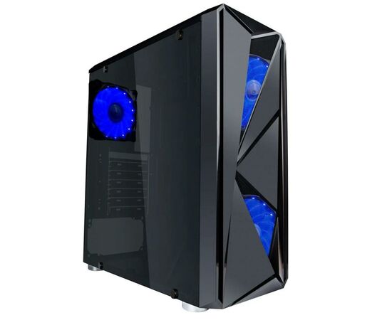 Корпус 1stPlayer F4-3A1-15LED BLUE