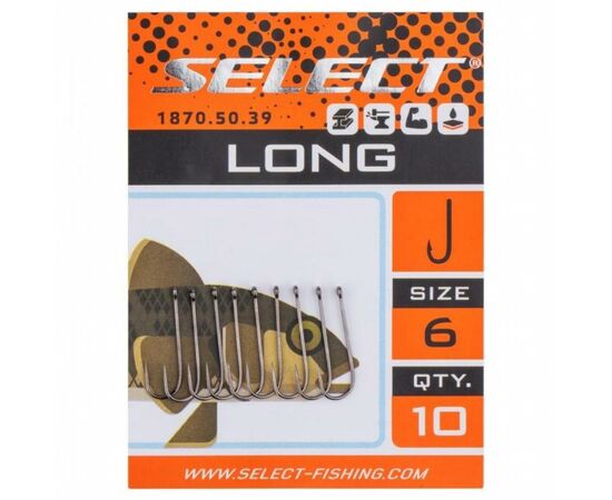 Крючок Select Long 06 (10 шт/уп) (1870.51.39), изображение 2 Крючок Select Long 06 (10 шт/уп) (1870.51.39), изображение 2