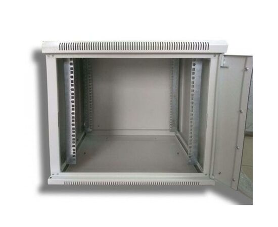 Шкаф настенный Hypernet 9U 19" 600x500 (WMNC-500-9U-FLAT), изображение 4 Шкаф настенный Hypernet 9U 19" 600x500 (WMNC-500-9U-FLAT), изображение 4