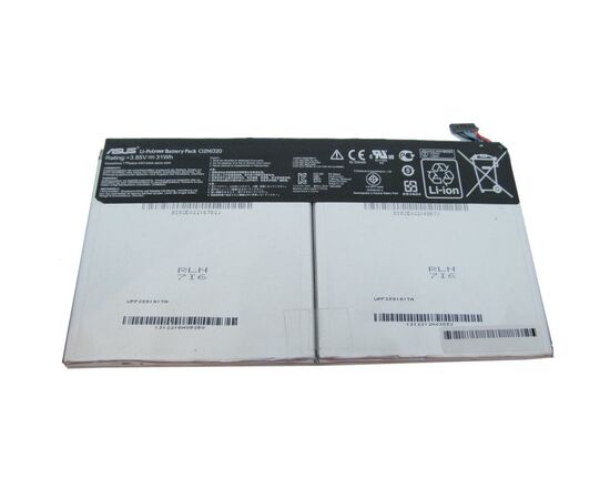 Акумулятор до ноутбука ASUS T101TA C12N1320, 7820mAh (31Wh), 3cell, 3.85V, Li-ion, черна (A47272)