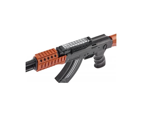 Іграшкова зброя ZIPP Toys Автомат світлозвуковою AK47, чорний (827B), зображення 5 Іграшкова зброя ZIPP Toys Автомат світлозвуковою AK47, чорний (827B), зображення 5