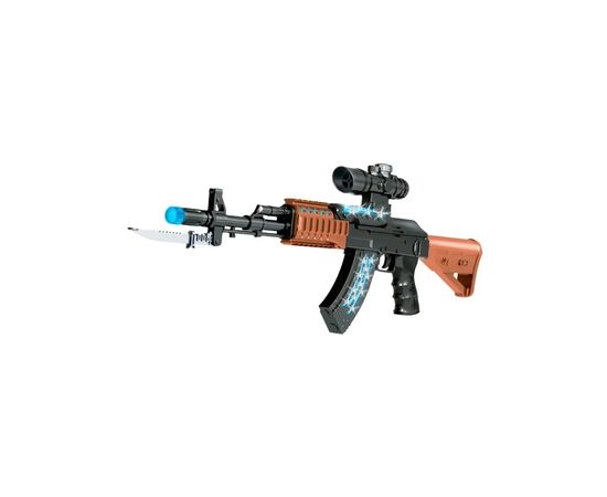 Іграшкова зброя ZIPP Toys Автомат світлозвуковою AK47, чорний (827B)