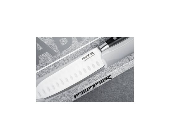 Кухонный нож Pepper Labris Сантоку 17,5 см PR-4004-6 (111206), изображение 2 Кухонный нож Pepper Labris Сантоку 17,5 см PR-4004-6 (111206), изображение 2
