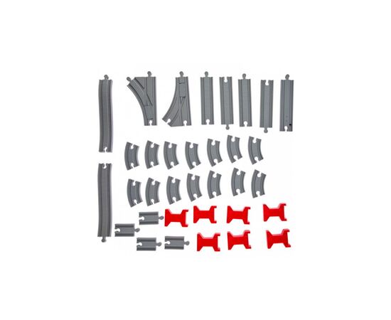 Залізниця ZIPP Toys Міський експрес 80 деталей, червоний (AU1885), зображення 4 Залізниця ZIPP Toys Міський експрес 80 деталей, червоний (AU1885), зображення 4