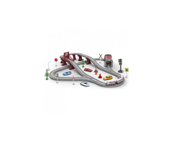 Залізниця ZIPP Toys Міський експрес 80 деталей, червоний (AU1885)