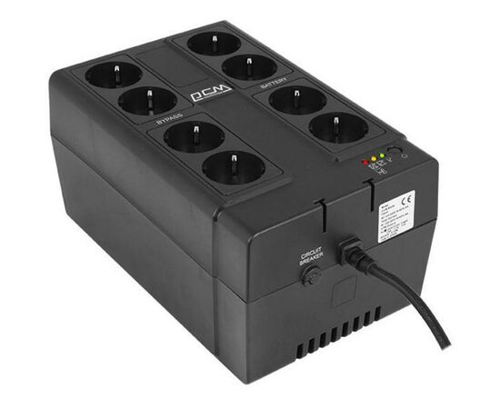 Пристрій безперебійного живлення Powercom CUB-850E USB Powercom (CUB.850E.USB)
