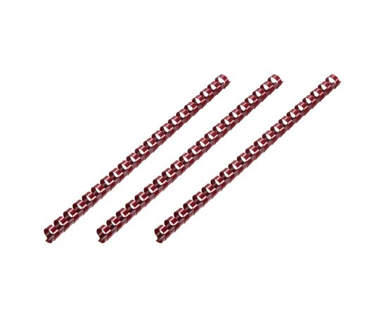 Пружина для палітурки 2E пл. 14мм (100 шт.) темно-бордові (2E-PL14-100MR)
