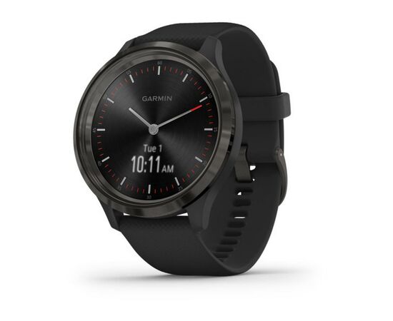 Смарт-годинник Garmin Vivomove 3 Slate Stainless Steel Bezel with Black Case and S (010-02239-01)