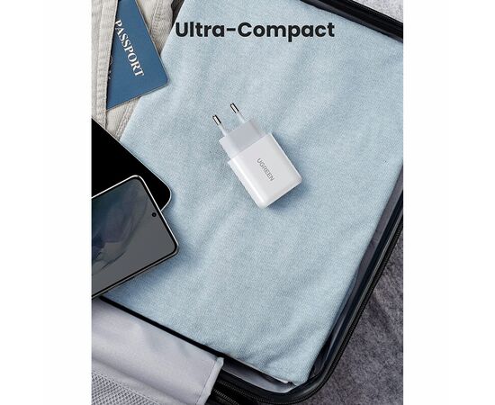 Зарядное устройство Ugreen CD122 18W USB QC 3.0 Charger (White) (10133), изображение 5 Зарядное устройство Ugreen CD122 18W USB QC 3.0 Charger (White) (10133), изображение 5
