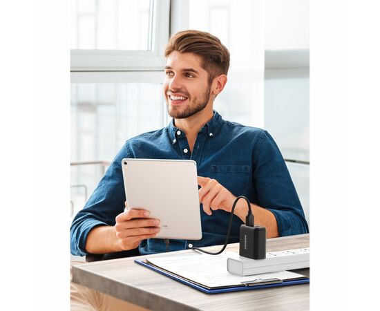 Зарядное устройство Ugreen CD161 36W 2xUSB QC 3.0 Charger (Black) (10216), изображение 3