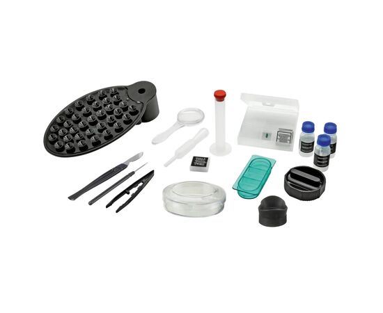 Микроскоп Bresser Junior 40x-640x + набор для опытов и адаптер для смартфона (929316), изображение 6 Микроскоп Bresser Junior 40x-640x + набор для опытов и адаптер для смартфона (929316), изображение 6