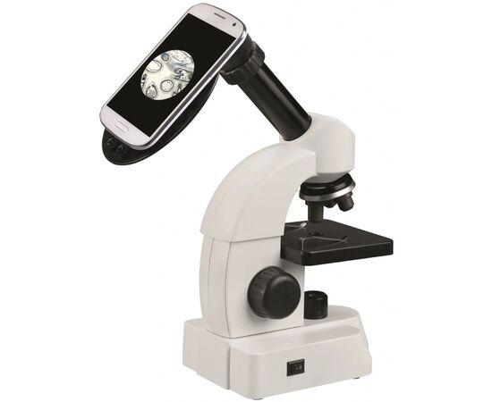 Мікроскоп Bresser Junior 40x-640x + набір для дослідів і адаптер для смартфона (929316)