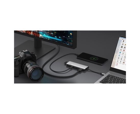 Концентратор Belkin USB-C 7-in-1 Multiport Dock (AVC009BTSGY), изображение 4 Концентратор Belkin USB-C 7-in-1 Multiport Dock (AVC009BTSGY), изображение 4