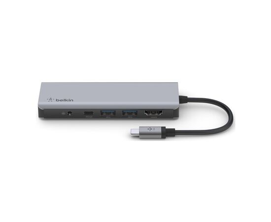 Концентратор Belkin USB-C 7-in-1 Multiport Dock (AVC009BTSGY), изображение 5 Концентратор Belkin USB-C 7-in-1 Multiport Dock (AVC009BTSGY), изображение 5