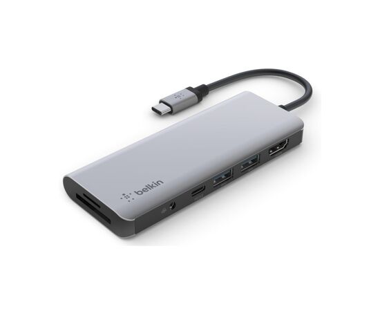 Концентратор Belkin USB-C 7-in-1 Multiport Dock (AVC009BTSGY)